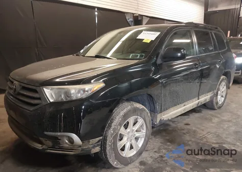 2012 Toyota Highlander Se V6 from USA, damaged, VIN 5TDBK3EH0CS110731